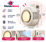 VENTILADOR PORTATIL, uso diario y práctico para el calor
