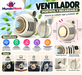 VENTILADOR PORTATIL, uso diario y práctico para el calor